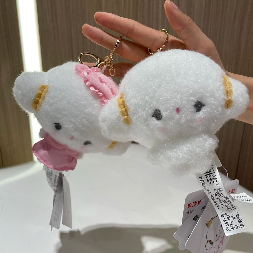 Genuine Sanrio Hangyodon Melody Kuromi Pendant Plush Toys Small Charms Sayuri Model Doll Stuffed Toys Girls Boys Birthday Gifts