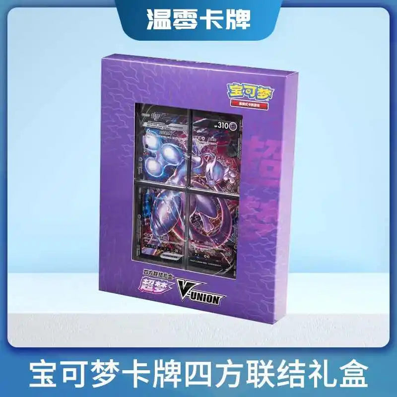 In Stock Genuine 100% Original Pokemon Ptcg Card Quartet Coupling V-Union Gift Boxes Pikachu Big Gather Moru Baker Mew-Two  Ptcg