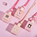 4pcs Pink car fragrance car interior accessories, perfume pendant car supplies, fresh air car fragrance