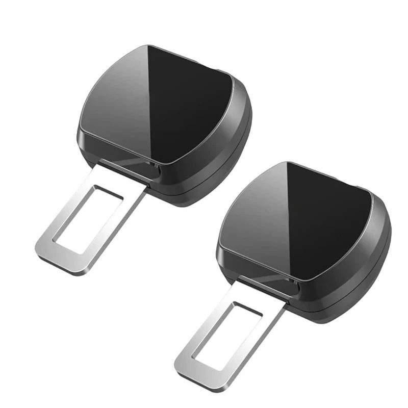 1/2pcs Car Seat Belt Extension Plug Buckle Seatbelt Clip Adjustable Extender For Tesla Jeep Renegade Car Safety Seatbelt Lock