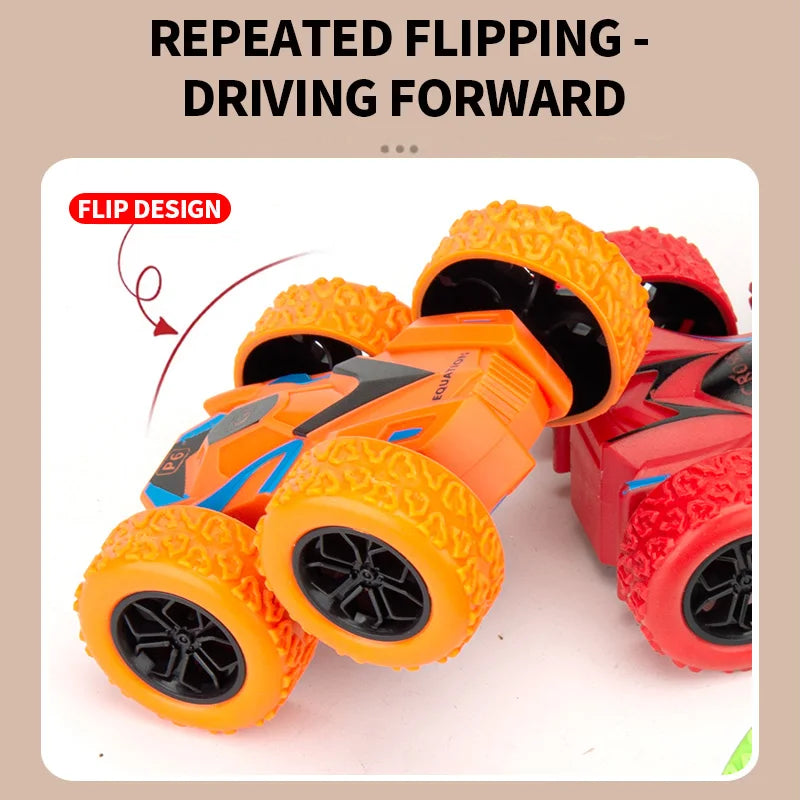 Clearance_4pcs/2pcs/1pc double-sided inertia stunt rolling toy car - high playability, double-sided playability_Continuous updat