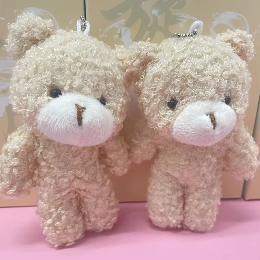 10pcs/lot Teddy Bear Stuffed Plush Toy Mini Bear Doll Toy Keychain Bag Pendants Wedding Decoration Children Birthday Party Gifts