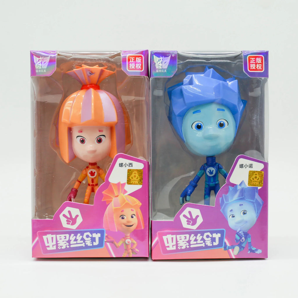 The Fixies Anime Figure Nolik Cartoon Transforming Toys Model Action Figures Collection Ornaments Children Gifts