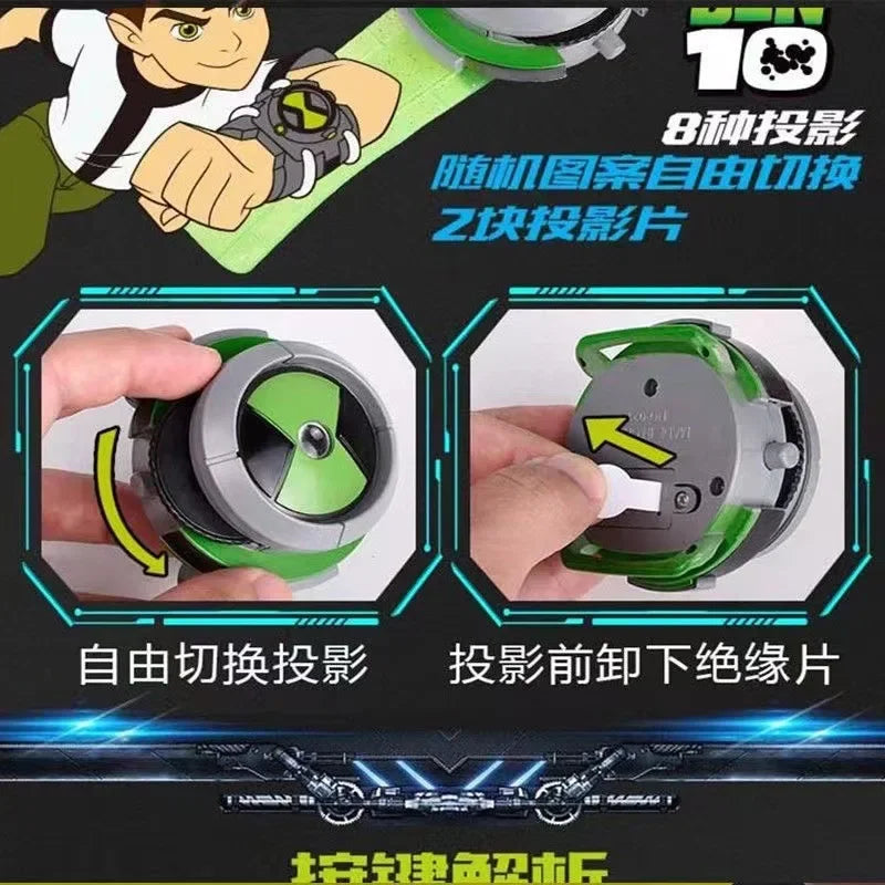 Ben10 Omniverse Action Figures Omnitrix Ben Tennyson Projection Watch Sound Light Doll Model Collect Ornaments Gifts Toy