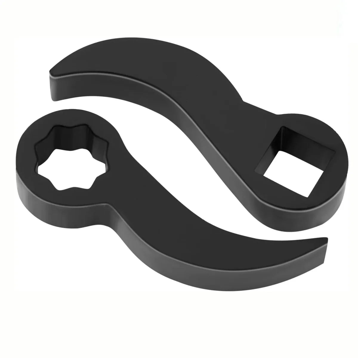 2Pcs Car Angle Type Half Axle Disassembly Tool Drive Pry bar Adapter Bar Fits 1/2 Ratchet for Disassembling Axles Repair Tool