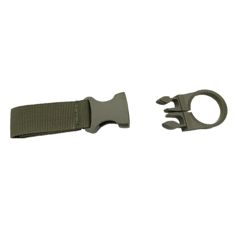 Webbing Buckle Hook Water Bottle Holder Clip Outdoor Nylon EDC Climb Carabiner Belt Backpack Hanger Camp Carabiner Belt Clip