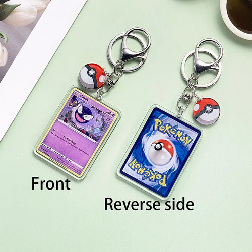 1/43Pcs Pokémon Pikachu Bulbasaur Gold Saint Acrylic Keychain Backpack Pendant Bag Charms Accessories Decoration Holiday Gifts
