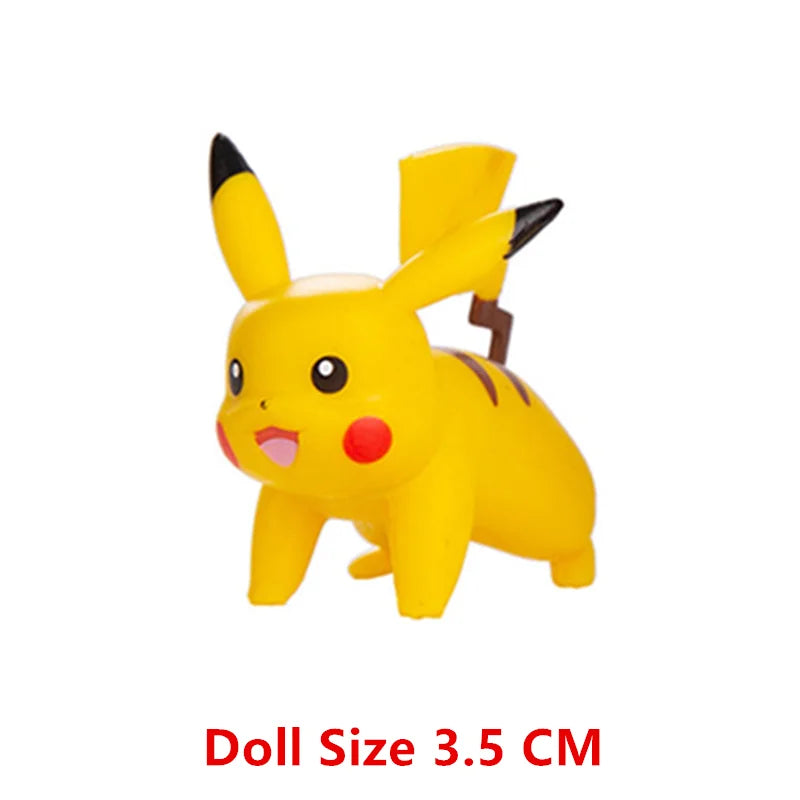 New Pokemon 4-13Cm Cartoons Movie Anime Figure Pikachu Lucario Mewtwo Flying Dragon Pet  Action Figures Model Toy Birthday Gifts