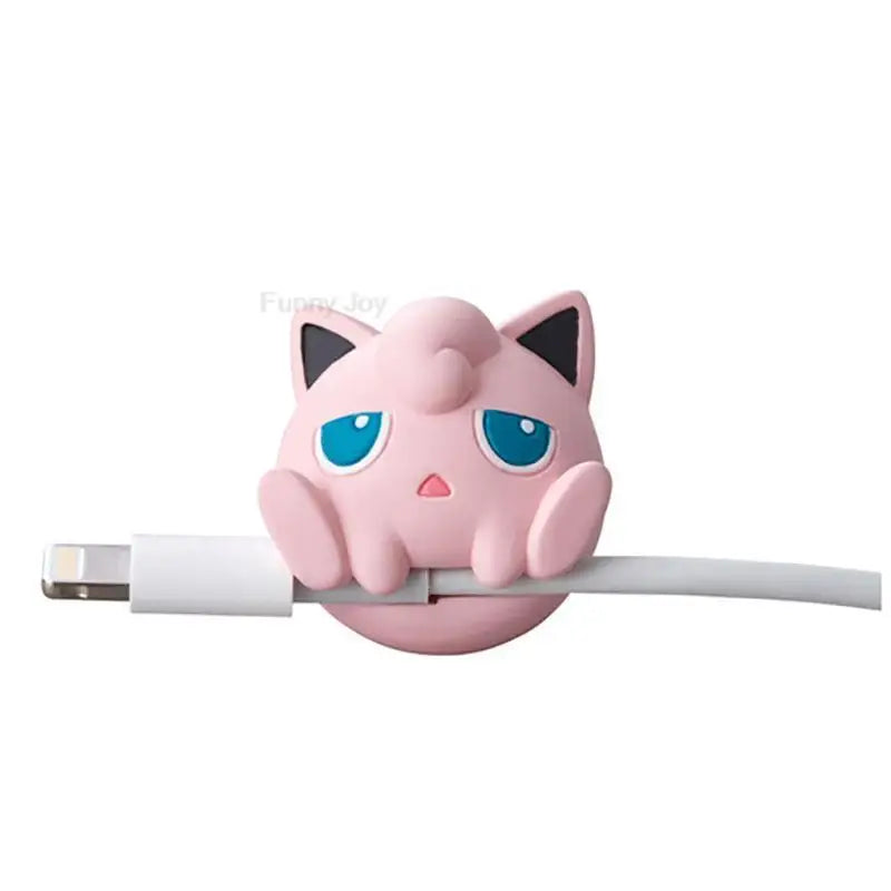 Hot Anime Figure Usb Protective Case Cable Bite Cup Pet Eevee Dolls Cosplay Prop Accessories Toy Gift