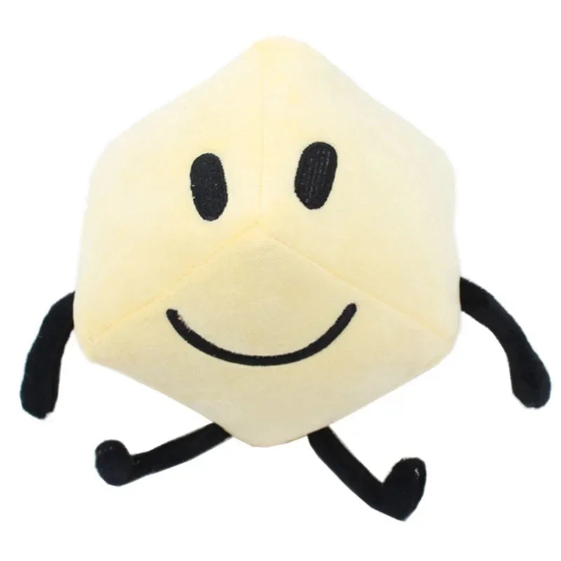 New Arrival BFDI Battle For Dream Island Plush Toy 70 Stuffed Doll Soft Animal X Number Blintz Block Marker Stapler French Fries