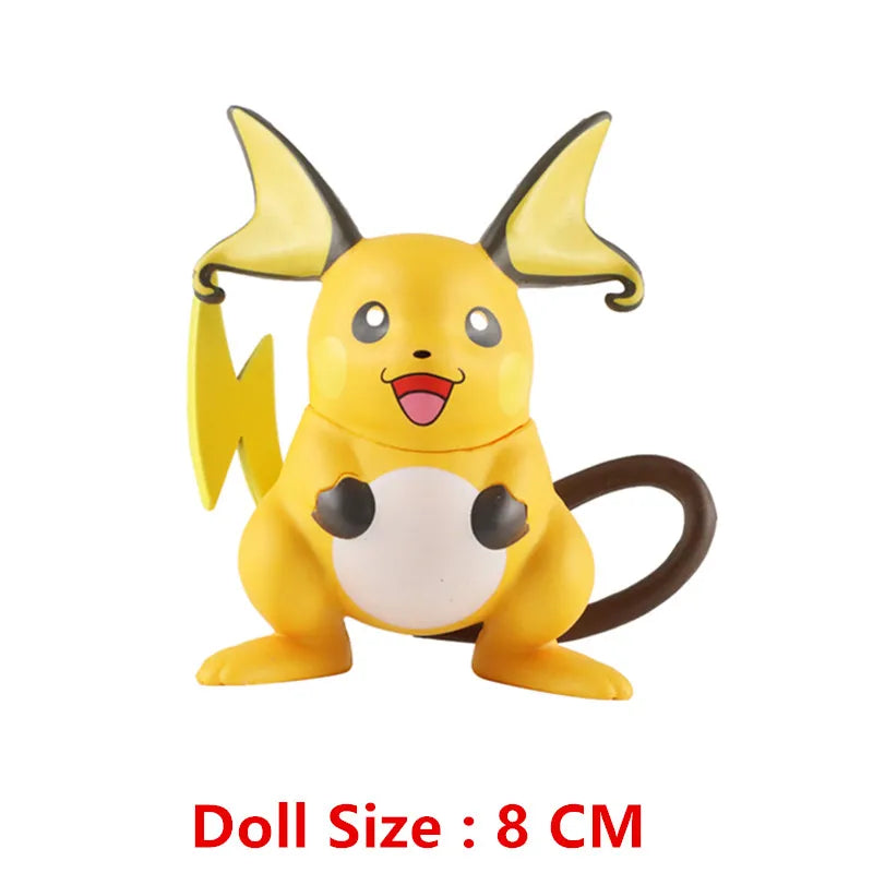 Pokemon Anime Figure Pikachu Sun Elf Eevee Gengar Monstruo De Bolsillo Cartoons Figure Model Action Toy Gift Buy in bulk
