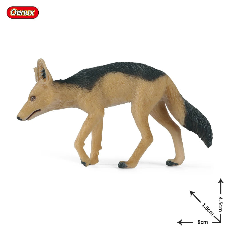 Oenux Simualtion Cute Forest Wild Animals Action Figures Owl Pangolin Manatee Rabbit Model Miniature Cake Toppers Kids Gift Toy