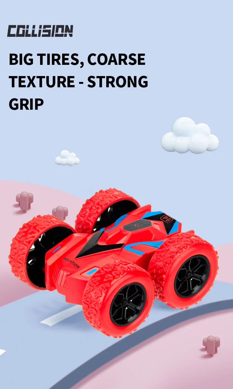 Clearance_4pcs/2pcs/1pc double-sided inertia stunt rolling toy car - high playability, double-sided playability_Continuous updat