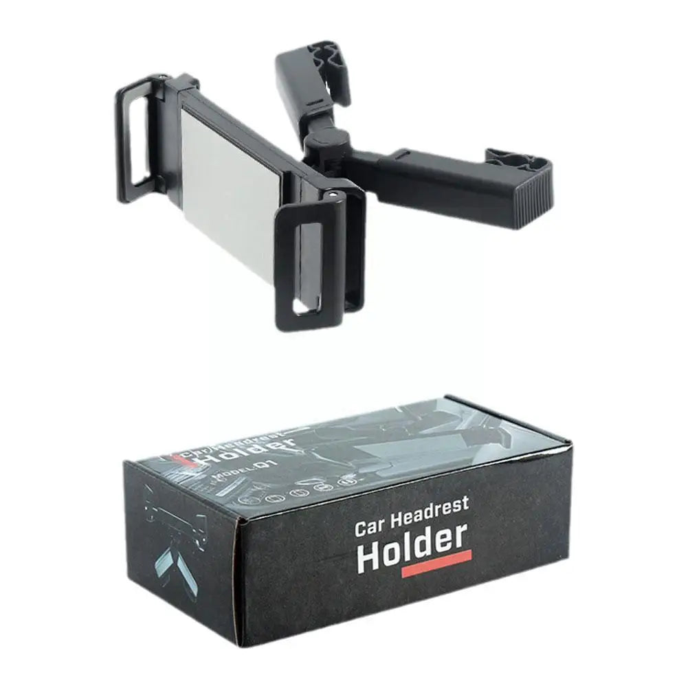 360 Degree Rotating Car Headrest Tablet Mount Holder Portable iPad Stand Auto Rear Seat Pillow Bracket for Travel Road Trip