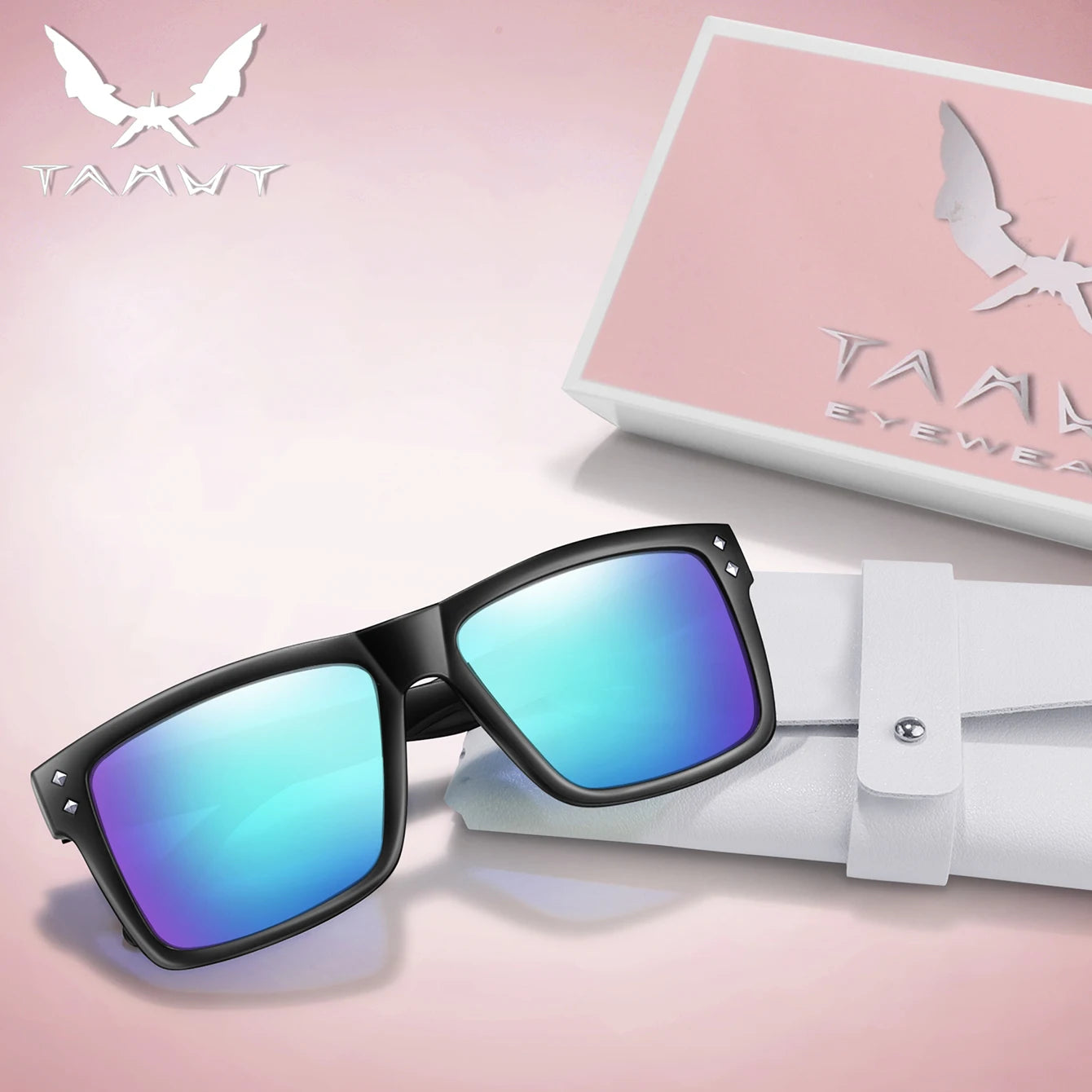 Candy Color Fashion Fishing Sunglasses for Women and Men Casual Square Shades with UV Protection for Outdoor Sports Cycling