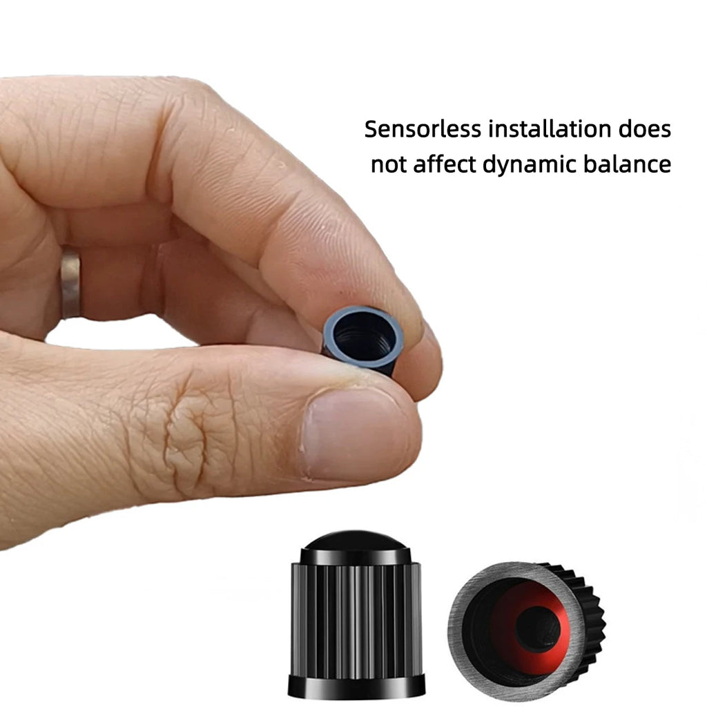 PINMOAP Valve Cap Tire Valve Dust Cover With Built-In Seal Suitable For Universal Valve Caps For Automobiles Motorcycles Bicycle