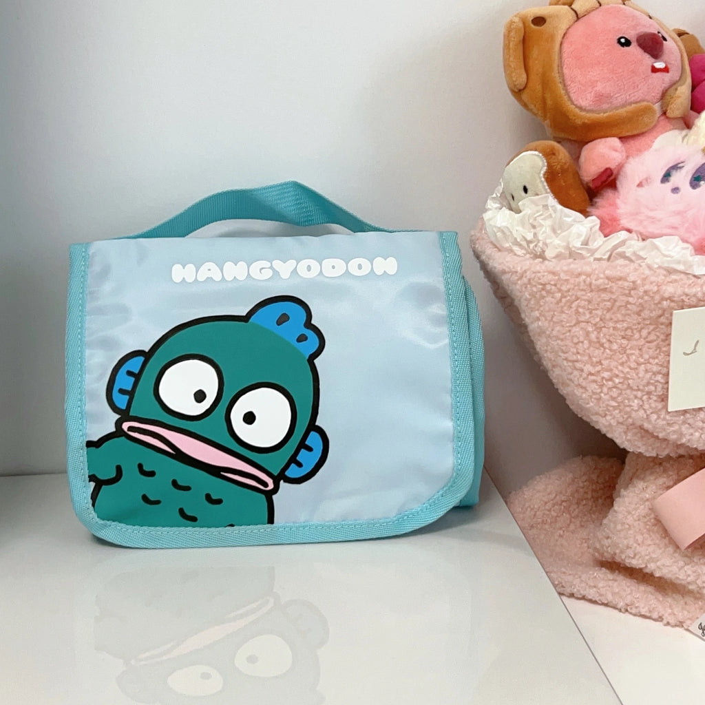 Cute Portable Travel Wash Up Storage Bag Girls Gifts Hello Kitty Kuromi Stitch KT Cat Cartoon Cosmetic Bag For Girl Kawaii Gifts