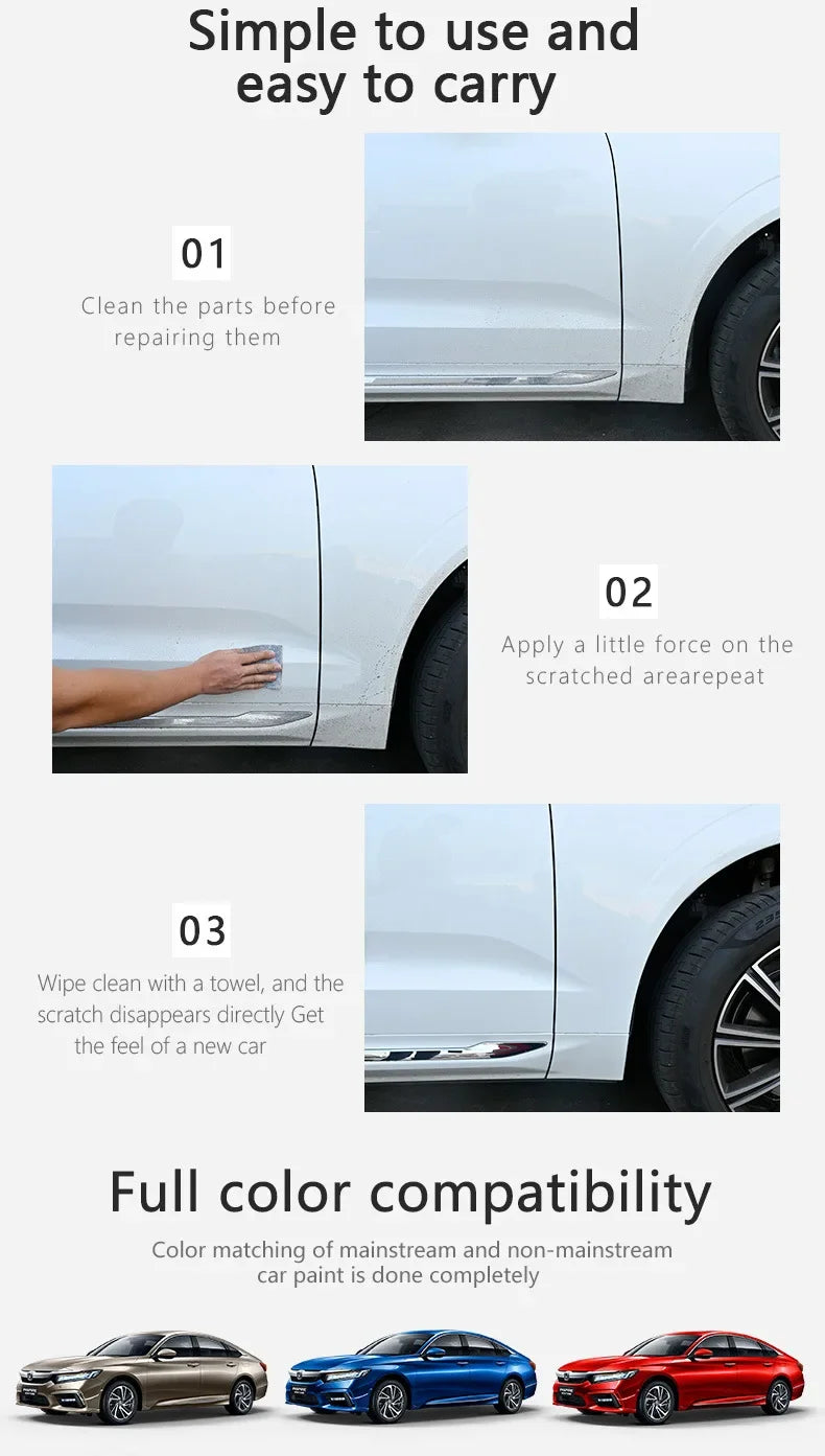 Upgraded Nano Magic Scratch Remover Cloth Multipurpose Car Paint Scratch Repair Cloth Shine Restore
