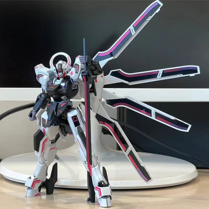HG 1/144 Schwarzette The Witch From Mercurys Mech Assembly Model Kits Action Figures Desktop Ornament Doll Boys' Puzzle Toy Gift