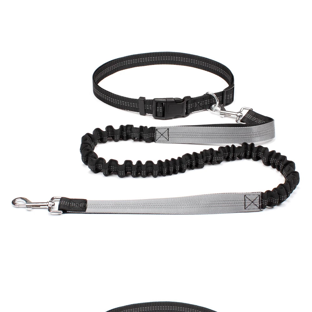 Hand Free Dog Leash for Pet Walking Running Jogging Adjustable Dog Leash Waist Belt Chest Strap Traction Rope Dog Accessories