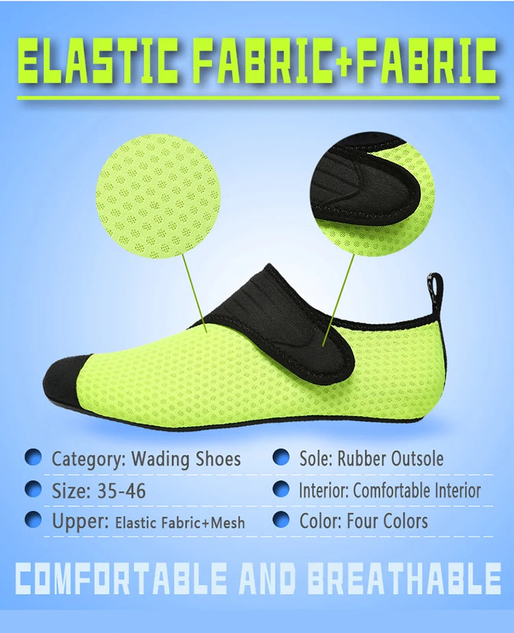 Men's Women's Kids Quick Dry Water Sports Barefoot Feeling Wading Shoes, Water Shoes for Swimming, Windsurfing, Surfing Shoes