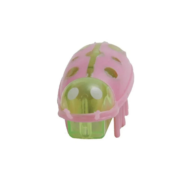Mini Electric Bug Pet Dog Cat Toy Interactive Cute Ladybird Beetle Animal Shape Cat Toys Walking Insect Cat Playing Supplies