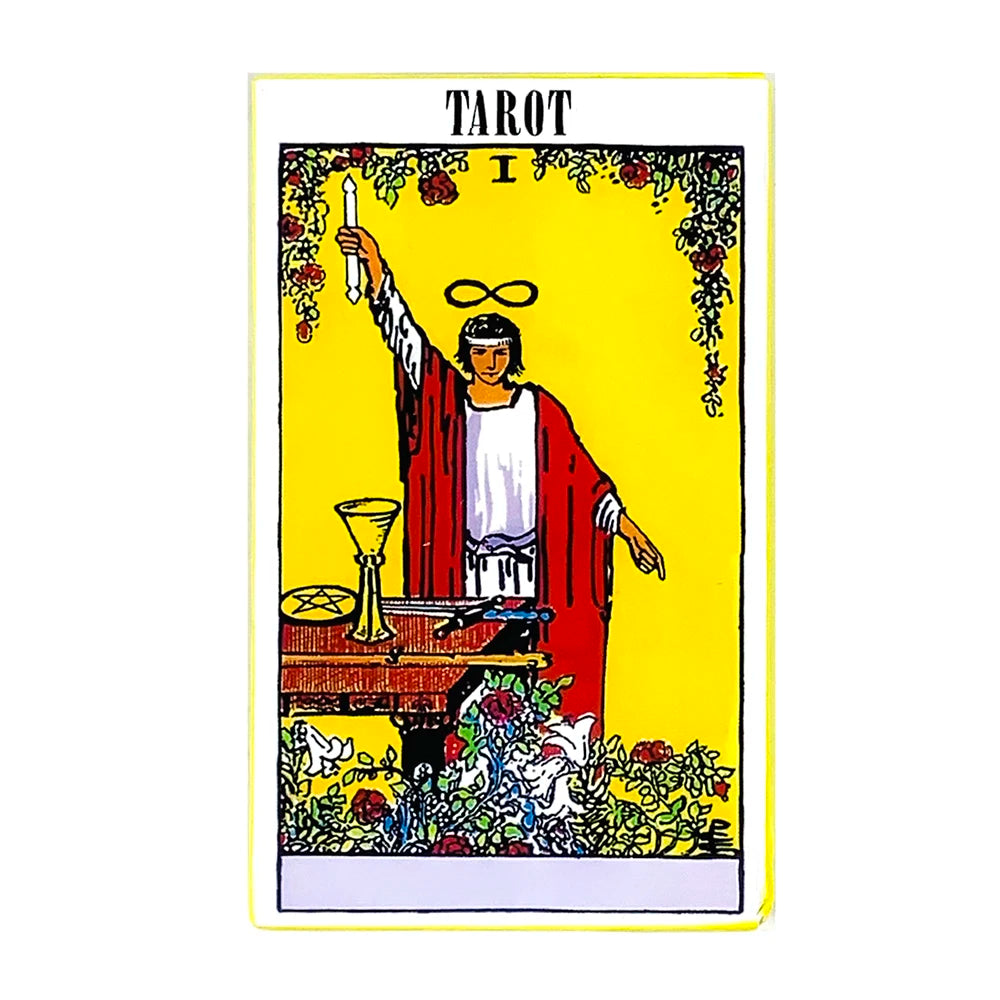 Hot-selling Tarot Cards A 78PCS Tarot Deck English Version Prediction Divination Board Game, Halloween and Christmas Gifts