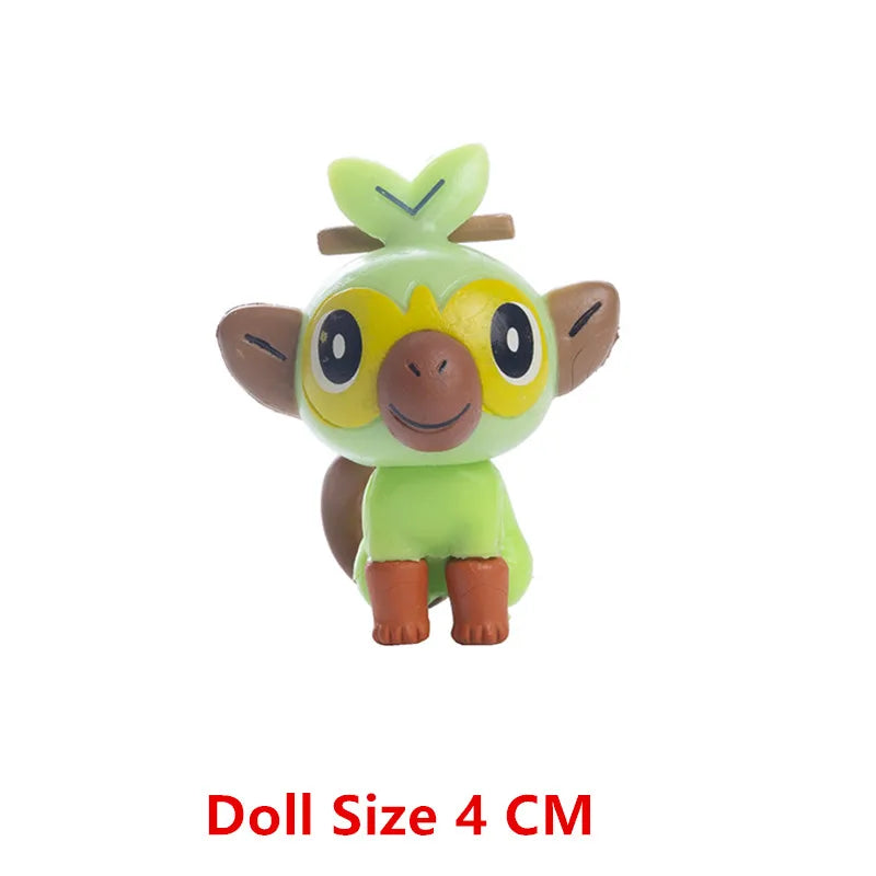 Pokemon Anime Figure Pikachu Eevee Charizard Mewtwo Cartoons Figure Collection Model Pocket Monster Action Toys Birthday Gift