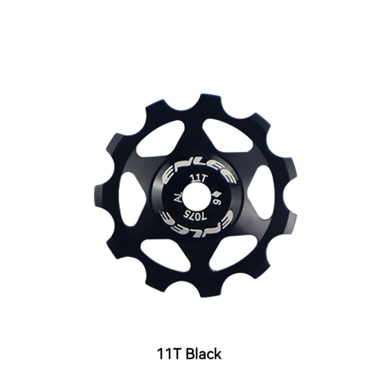 ENLEE Bike Aluminum Alloy Guide Wheel Pulley Rear Derailleur 11T 13T Guide MTB Ceramic Bearing Jockey Wheel For 4/5/6MM