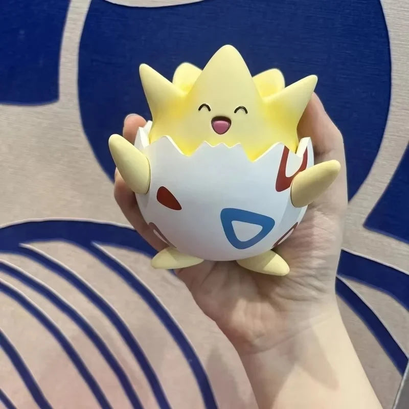 Mini Happy Togepi Kawaii Pokemon Anime Figure Car Desktop Ornament Cute Model Doll Boys And Girls Toys Surprise Gift Collectible