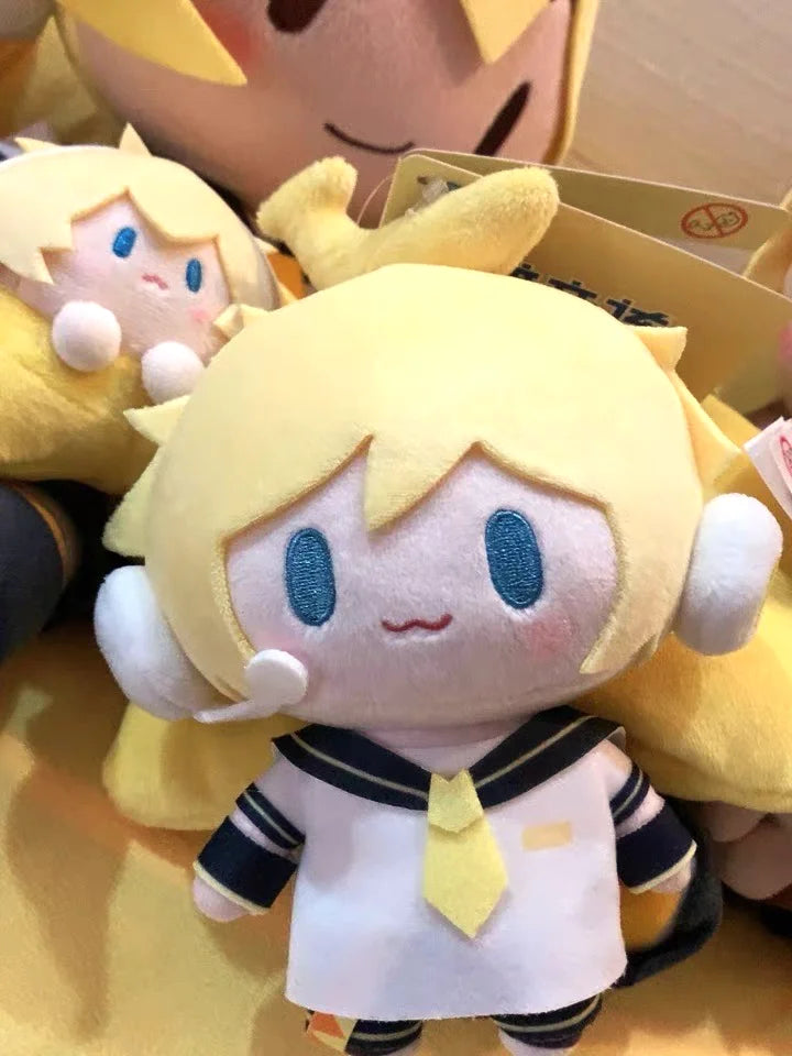 Hatsune Miku Plush Toys Keychain Kagamine Len Rin Backpack Charm Anime Peripheral Cute Stuffed DollBag Decoration Birthday Gifts