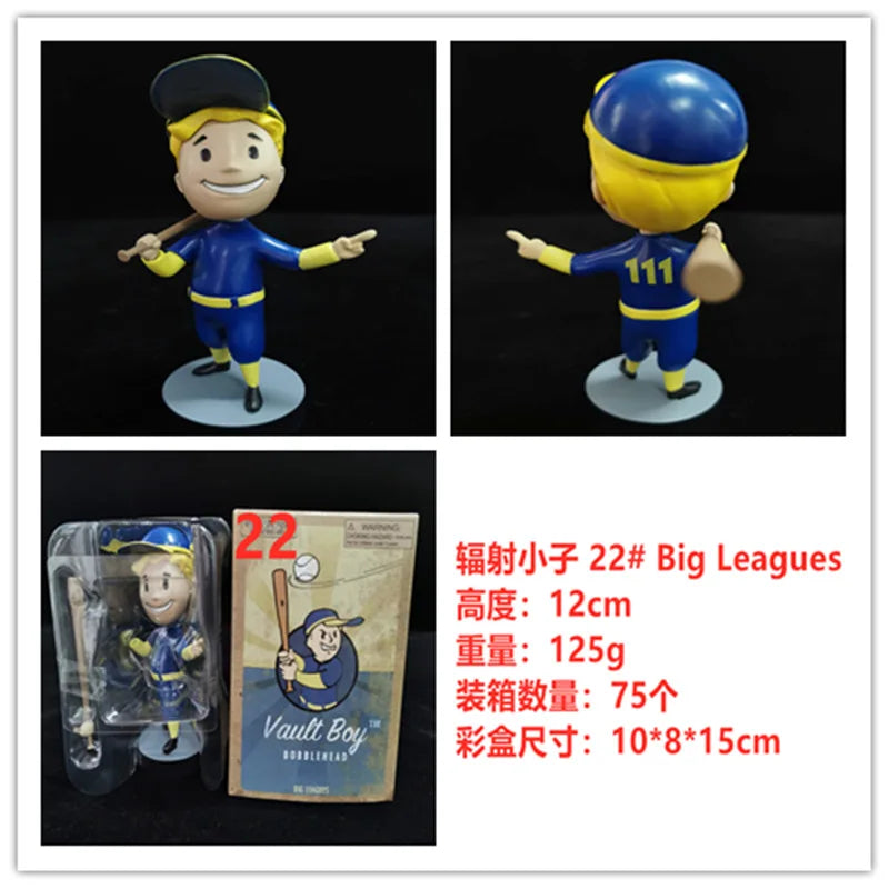 Hot Vault Boy Generation 7 Shaking Anime Action Figure Statue Model Room Ornament Toys Collectible Childrens Surprise Xmas Gifts