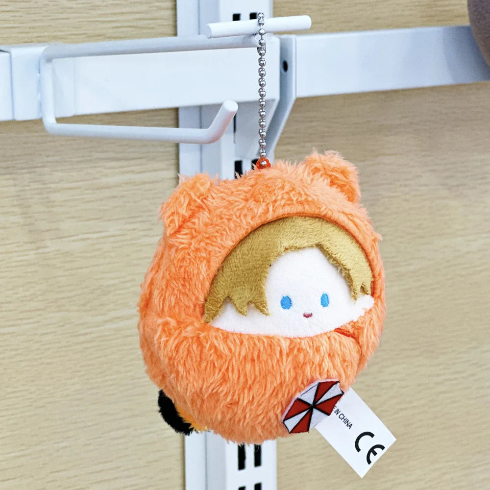 10cm Biohazard Resident Evil Leon S. Kennedy Plush Toys Cute Soft Stuffed Keychain Dolls For Kid Birthday Christmas Gift