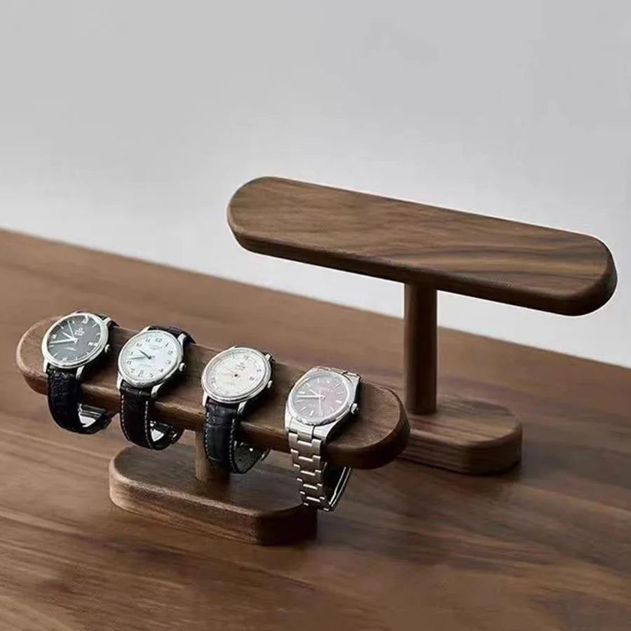 Walnut color Watch Bracket Display Holder Jewelry Bracket Chain Anklets Hanger Stand Racks Organizer For Counter Shows