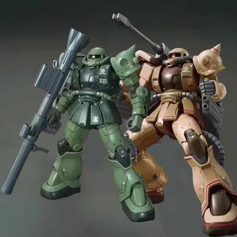 GTO Zaku Mass-Produced Char'S Custom Mobile Suit Mech Assembly Model Kits Action Figures Desktop Decoration Doll Boy Toy Gift