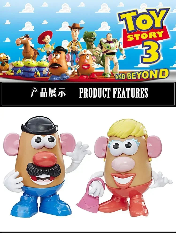 Hasbro Mr Mrs Potato Head Action Figure with Plants Assembled Toy Story Cartoon Doll Collection Children Birthday Gift Ornaments