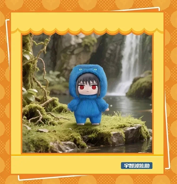 Toptoy Naruto Shippuden Beast Party Series Vinyl Figure Plush-Like Texture Blind Box Chibi Kakashi Sasuke Collectible