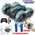Amphibious RC Car Remote Control Stunt Car Vehicle Double-sided Flip Radio 4WD Drift Off Road Outdoor Toys for Boy Children Gift