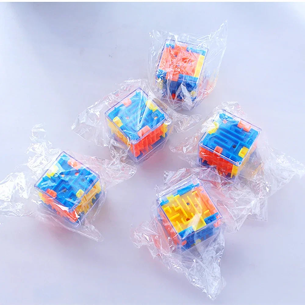 Fun 3D Cube Rolling Beads Maze Toys Boys Girls Birthday Wedding Guest Gift Giveaway Gift Stress Reliever Toys