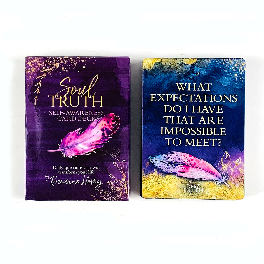 NEW Soul Truth Self-Awareness Oracle Cards Deck Daily Questions That Will Transform Your Life Tarot Oracle Cards Best Gifts