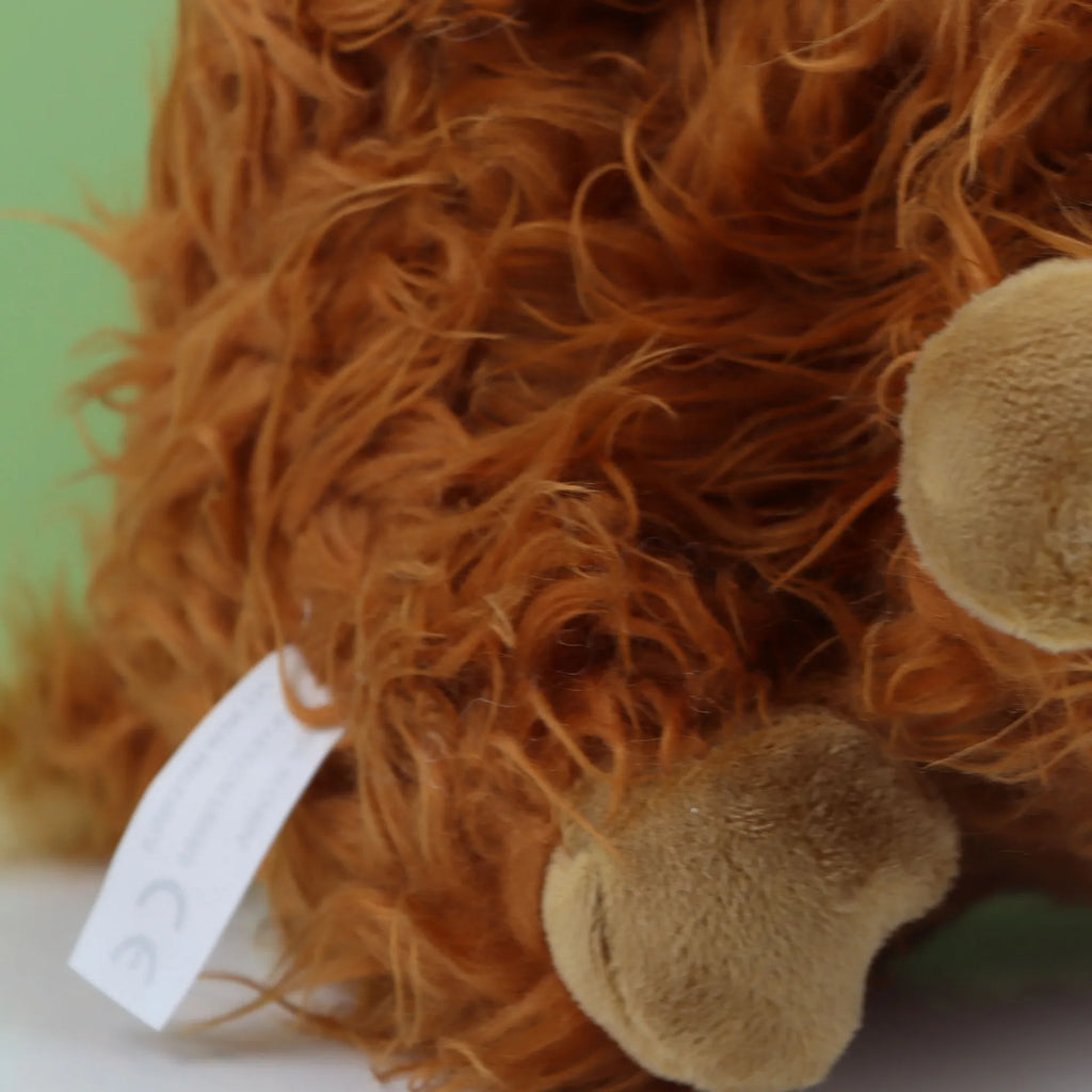 Simulation Highland Cow Animal Plush Doll Soft Stuffed Highland Cow Cattlle Plush Toy Plushie Gift for Kids Boys Girls