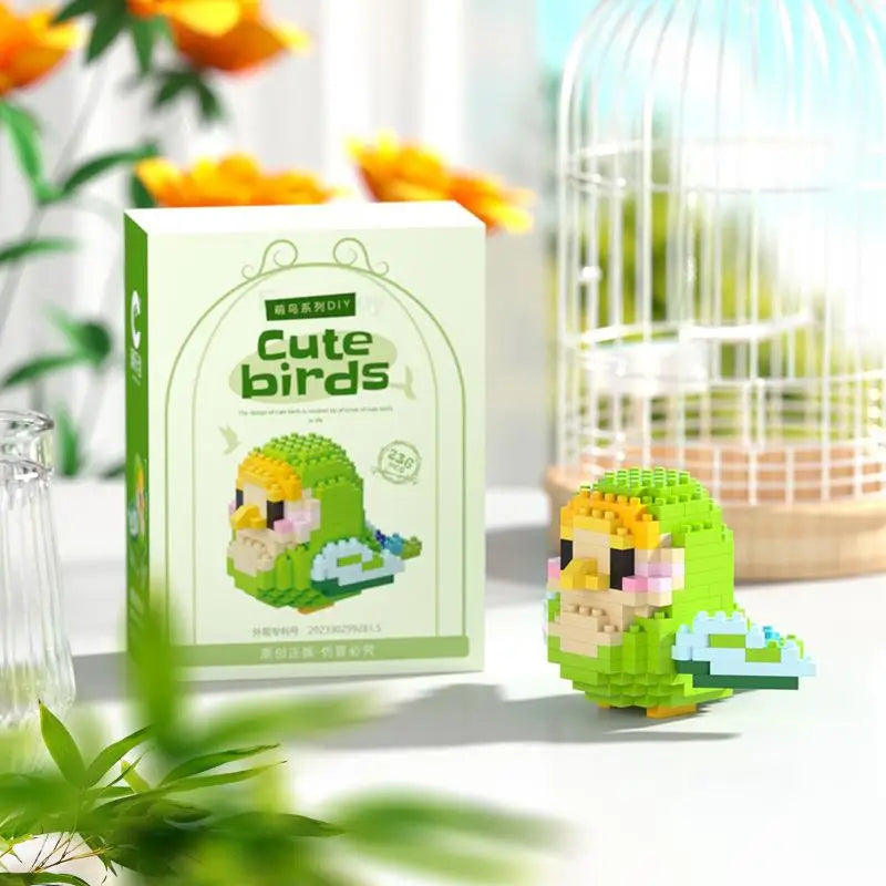 Kawaii Cute Bird Small Building Blocks Set Creative Educational Building Toys For Boys Girls Toys Suitable For Decorate