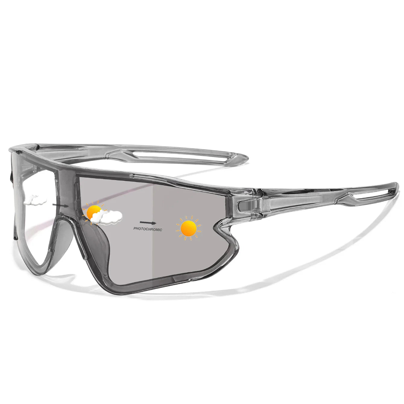 New Style Brand Photochromic Eyewear Men Women Bicycle MTB Bike Running Fishing Cycling Glasses Comfortable Windproof Goggles