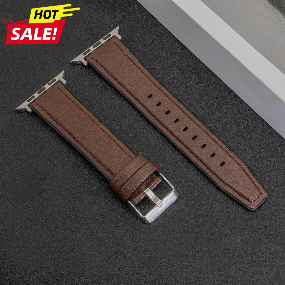 Leather Band Strap for Apple Watch Band Ultra 3 49mm 11 10 9 8 7 46 45 41mm High Quality for IWatch Series 6SE54 44 40mm Correa