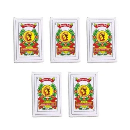 Fun Spanish Poker Game Card Paper Material 50 Cards Spanish Playing Cards Deck Family Party Board Game Magic Card For Party Play