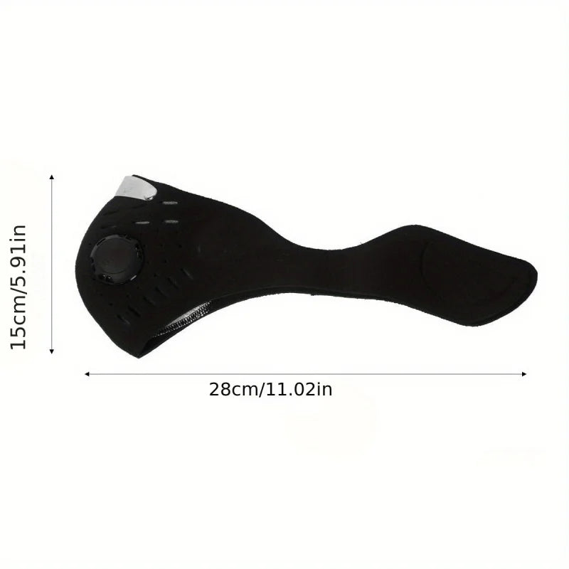 1PC Face Mask With Detachable Filter,Breathable Woven Fabric, Suitable For Cycling, Running, Walking, And Outdoor Activities