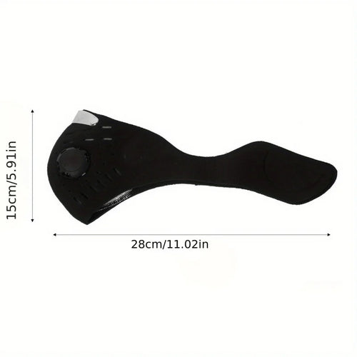 1PC Face Mask With Detachable Filter,Breathable Woven Fabric, Suitable For Cycling, Running, Walking, And Outdoor Activities