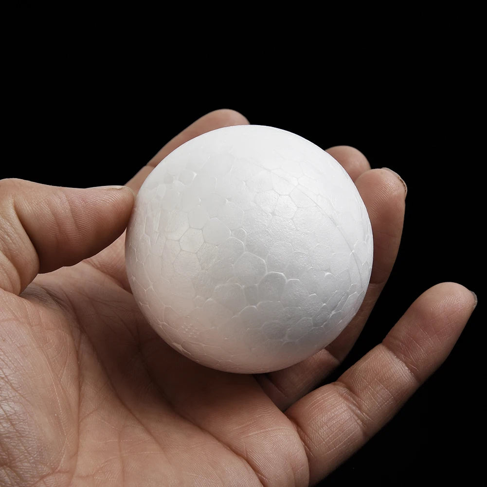 6-12cm Modelling Polystyrene Foam Balls White Craft Balls DIY Hand-painted Gifts Accessory Wedding Celebrations Event Supplies