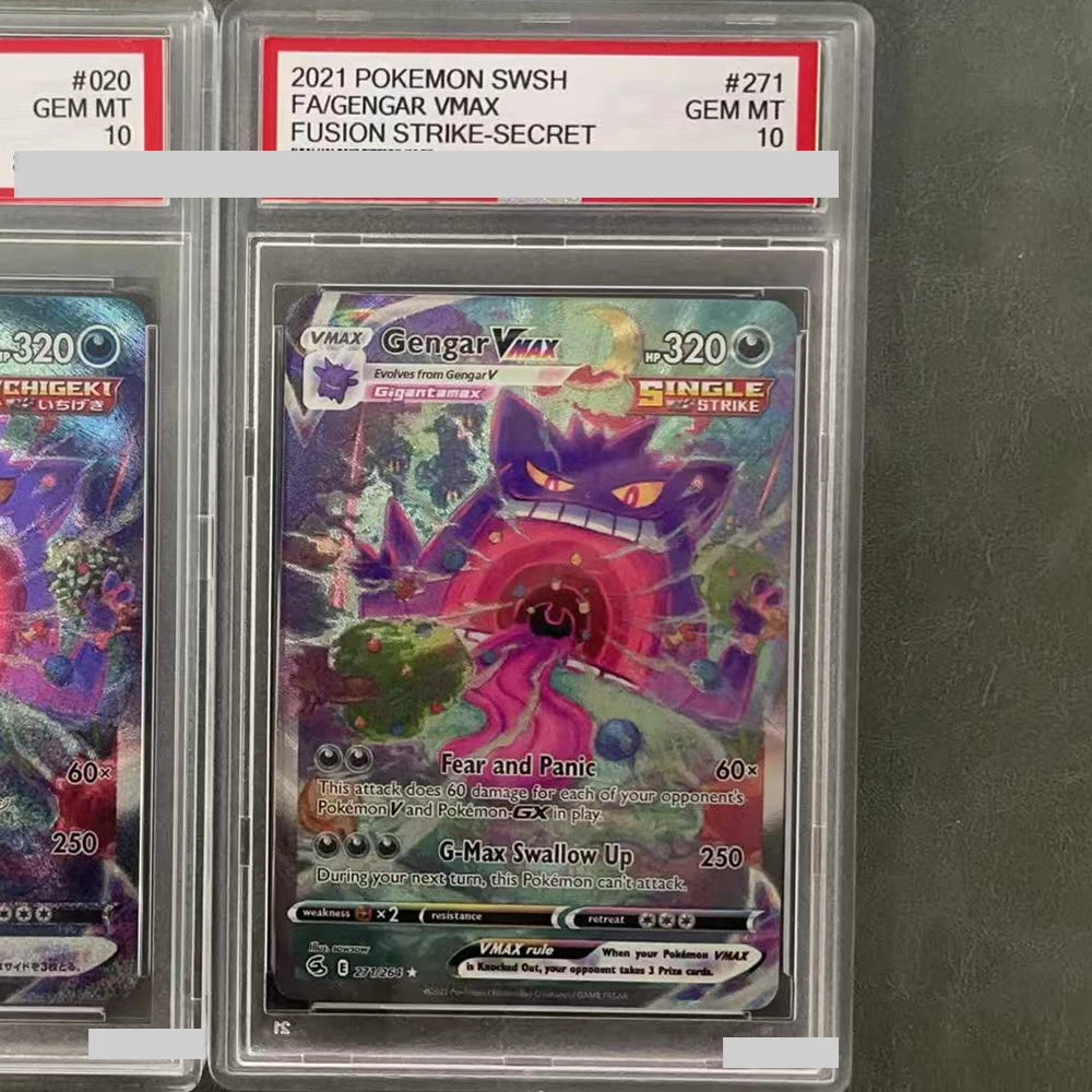 DIY Proxy PTCG Graded Collection Card SV4a JP Mew Ex Charizard Ex Special Art Rare GEM MT 10 Card Holographic Labels Child Gift