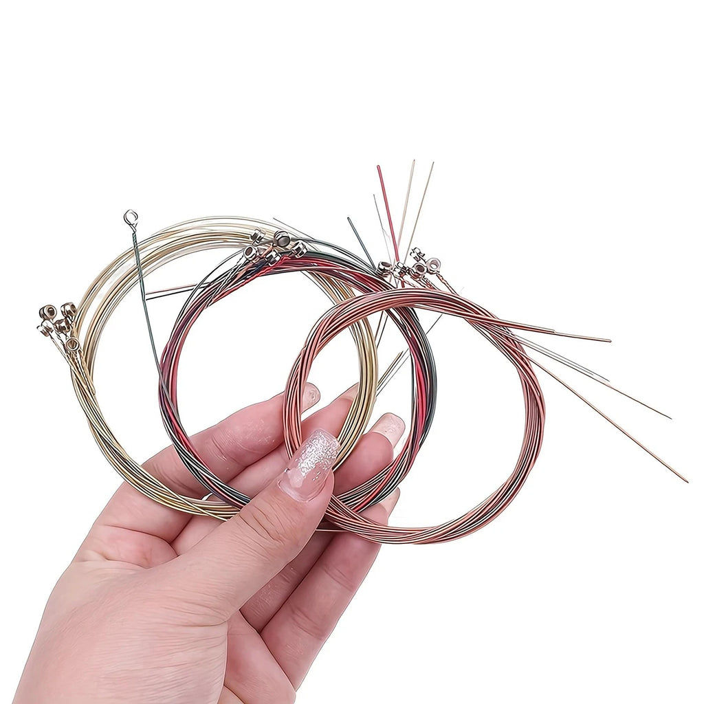 6Pcs/Set High-Quality Acoustic Guitar Strings - Replacement Guitar Strings, Premium Guitar Accessories